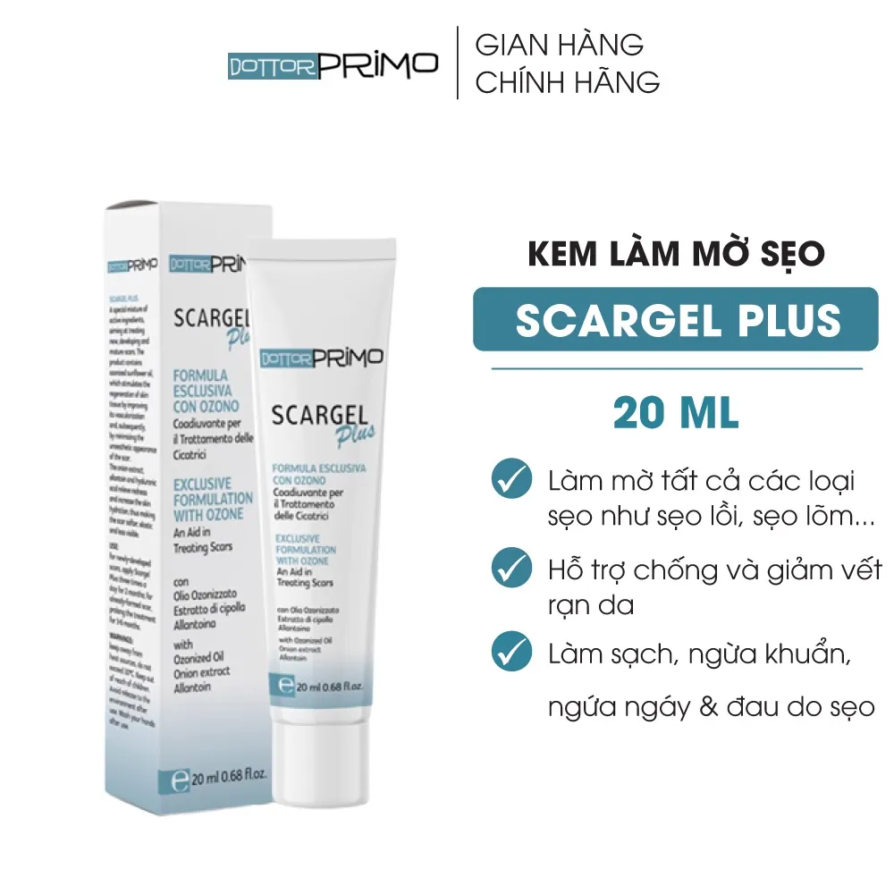 Ảnh Combo Xịt Vết Thương, Làm Mờ Sẹo DottorPrimo Scargel Plus 20ml & DottorPrimo Emergency Oil 30ml 2