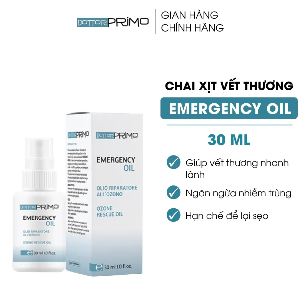 Ảnh Combo Xịt Vết Thương, Làm Mờ Sẹo DottorPrimo Scargel Plus 20ml & DottorPrimo Emergency Oil 30ml 4