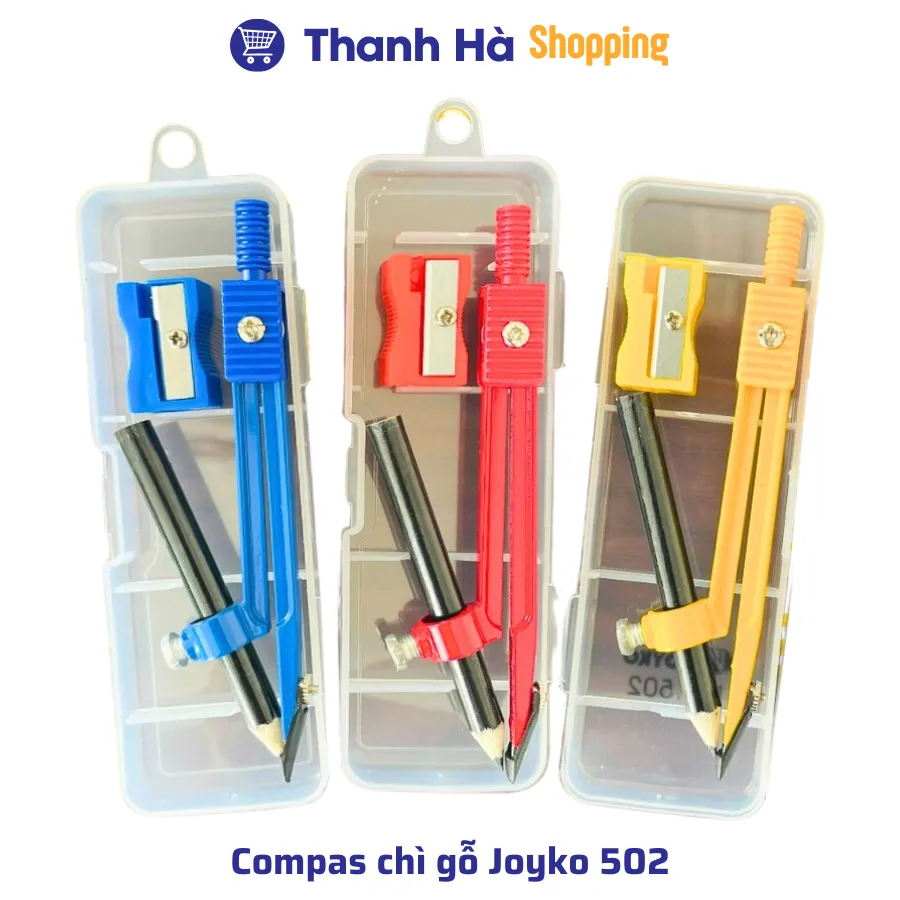 Ảnh Compas chì gỗ Joyko 502 và Compas chì kim Joyko 503 1