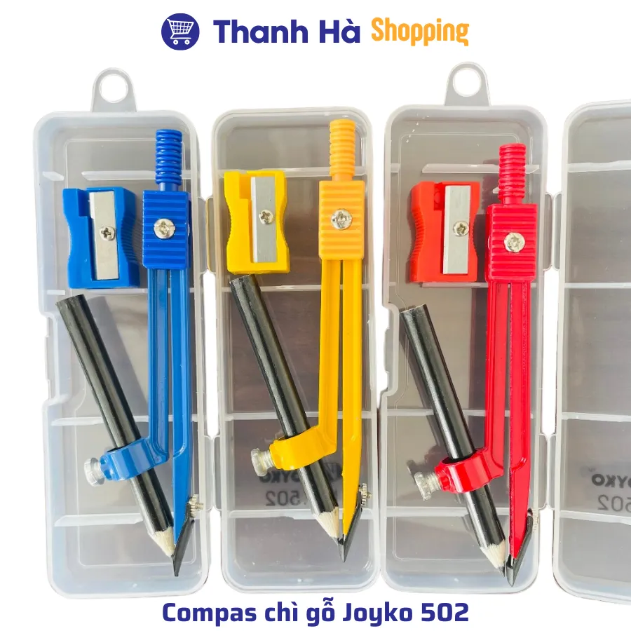 Ảnh Compas chì gỗ Joyko 502 và Compas chì kim Joyko 503 2