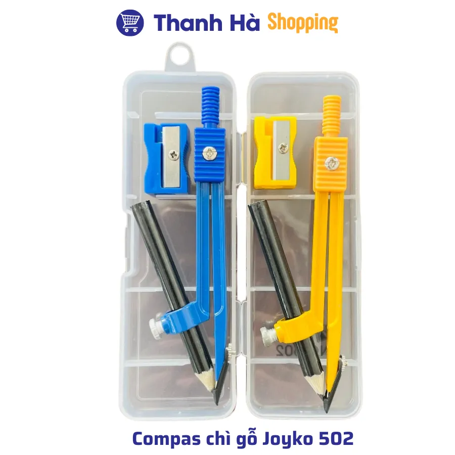 Ảnh Compas chì gỗ Joyko 502 và Compas chì kim Joyko 503 3