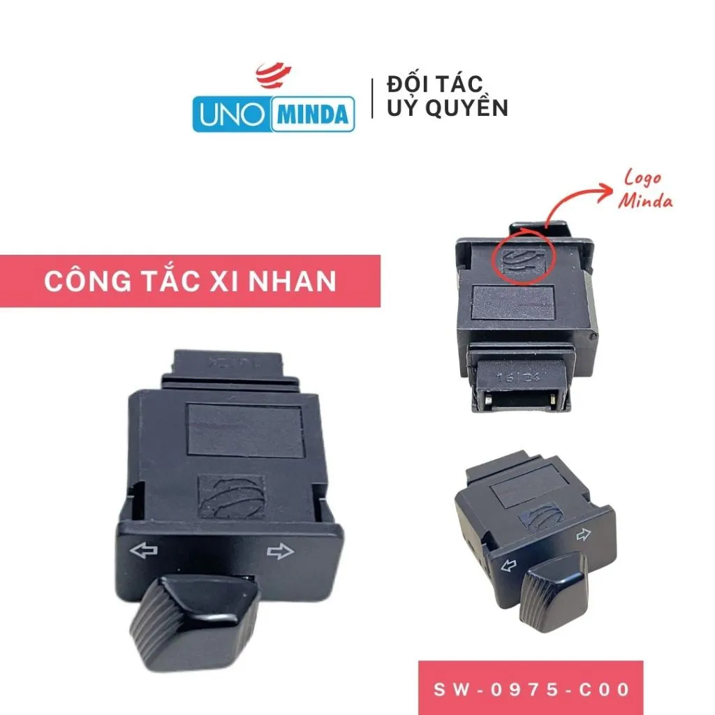 Ảnh Công Tắc Xi Nhan Uno Minda mã SW-0975-C00 cho xe Honda Wave S 110, Wave Alpha, Wave RSX, Future, Blade 2