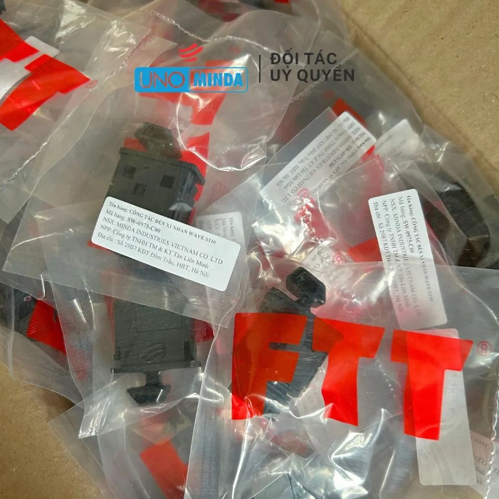 Ảnh Công Tắc Xi Nhan Uno Minda mã SW-0975-C00 cho xe Honda Wave S 110, Wave Alpha, Wave RSX, Future, Blade 3