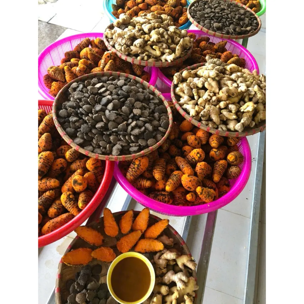 Ảnh Cốt gừng nghệ gấc hạ thổ - Cốt đậm đặc giảm eo đánh tan mỡ bụng, thâm rạn, làm đẹp da cho mẹ bầu 2