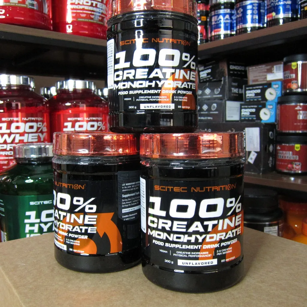 Ảnh Creatine | Creatine Monohydrate 300G - Tăng Năng Lượng Sức Mạnh Sức Bền, Bơm Máu Vào Cơ | SCITEC NUTRITION 2