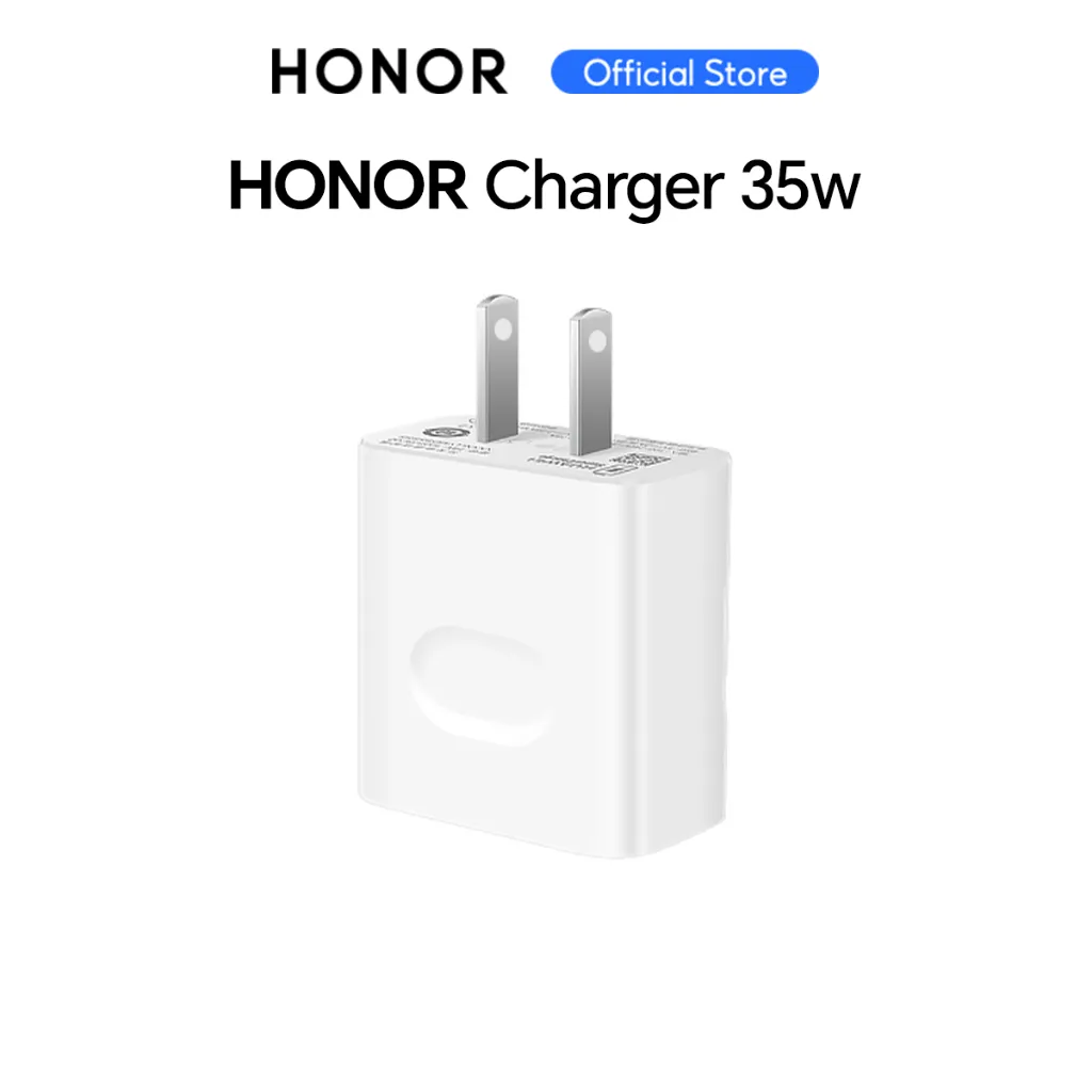 Ảnh Củ sạc Adapter HONOR Charger 35W Cổng USB Màu Trắng | Super Charger 2
