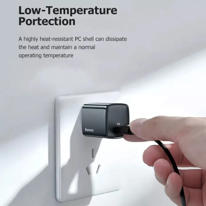 Ảnh Củ sạc Baseus 20W USB C hỗ trợ sạc nhanh Type C PD 1