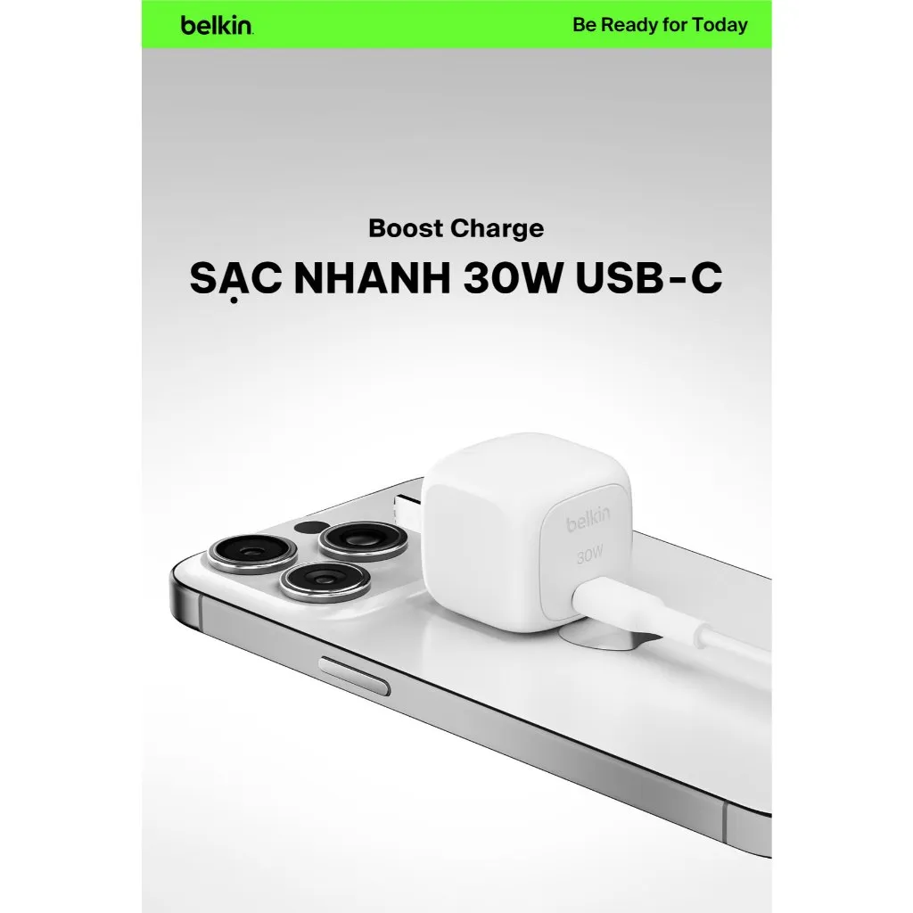 Đánh giá Củ sạc nhanh 30W Belkin PD PPS: Sạc siêu tốc, nhỏ gọn, an toàn cho mọi thiết bị
