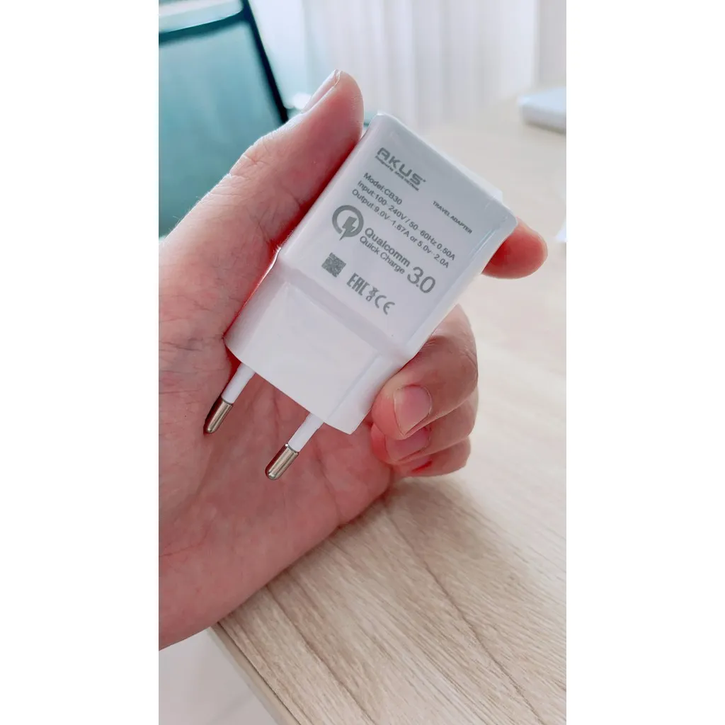 Ảnh Củ sạc nhanh AKUS QC30 - Hàng chính hãng - Bảo hành 12 tháng - Akus 3
