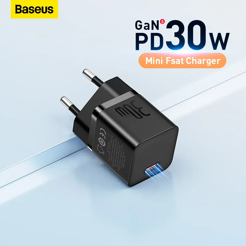Ảnh Củ sạc nhanh Baseus GaN USB Type C PD 30W thích hợp cho iPhone Xiaomi 1