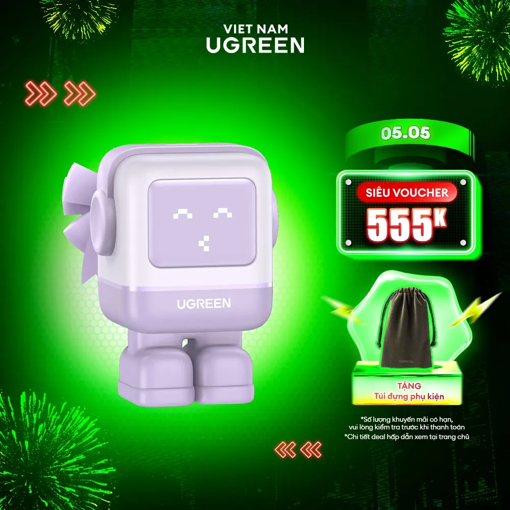 Ảnh Củ sạc nhanh Robot 30W/65W UGREEN CD319/CD359 | Công nghệ GaN | Bảo hành 18 tháng 1