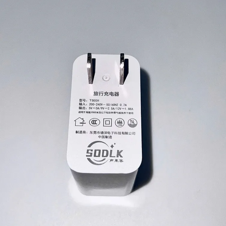 Ảnh Củ sạc nhanh Sodlk TS031 Công Suất 5V~3A/9V~2.5A/12V~1.88A Rành Cho Loa Bluetooth, Loa Di Động Công Suất Lớn 4