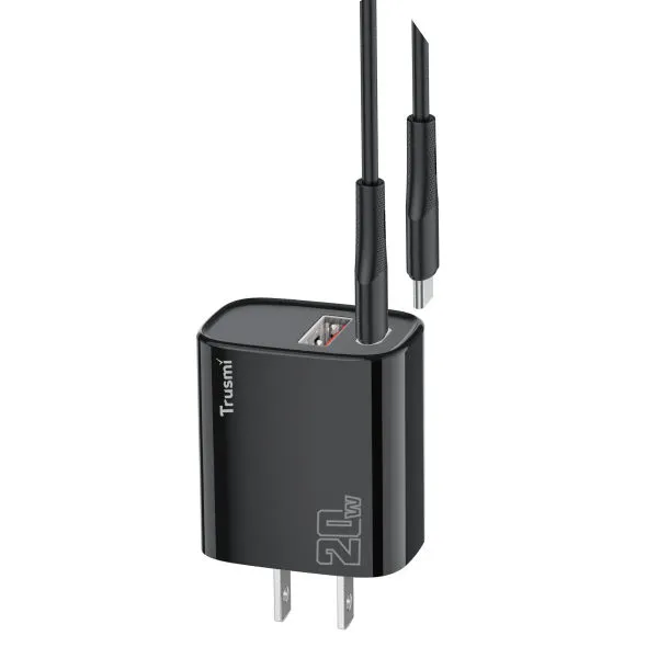 Ảnh Củ Sạc Nhanh Trusmi PD20W A+C Charger Set With C TO C 60W Cable 2