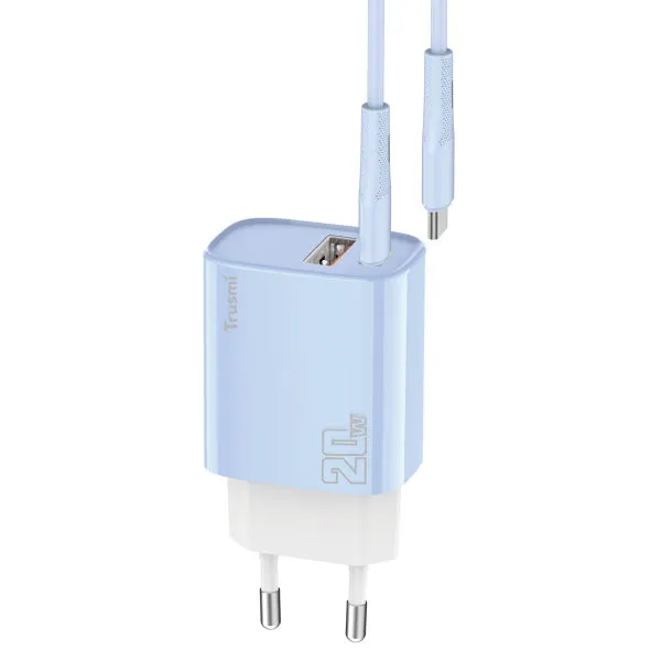 Ảnh Củ Sạc Nhanh Trusmi PD20W A+C Charger Set With C TO C 60W Cable 3