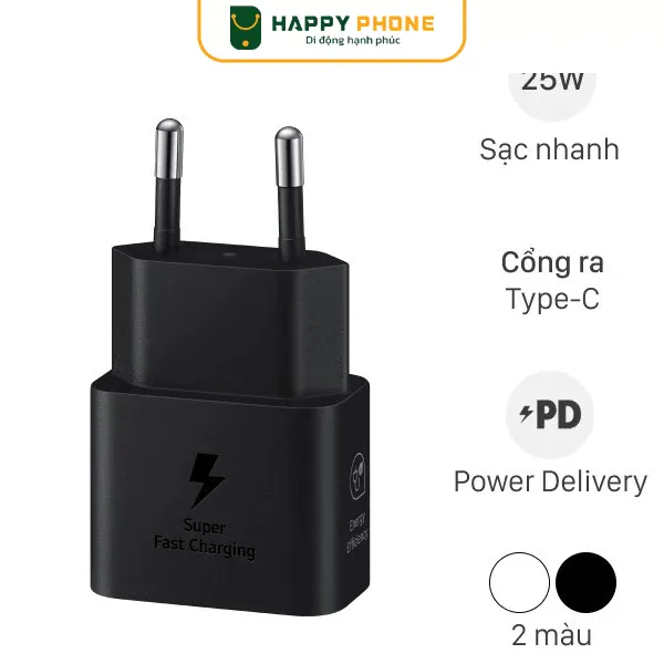 Ảnh Củ sạc Samsung 25W Type C (EP-T2510) - Hàng chính hãng, Mới 100% 1