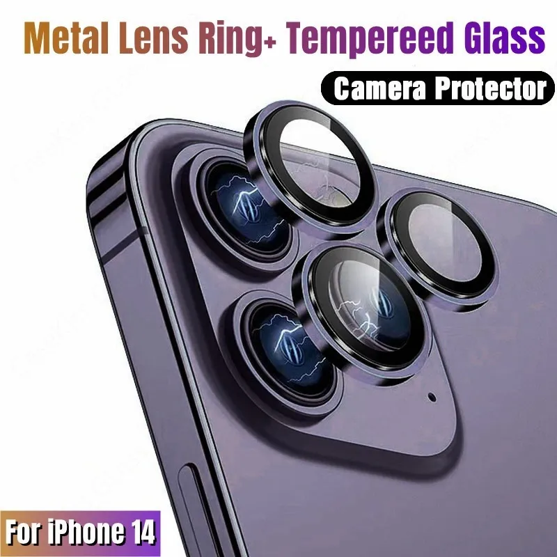 Ảnh Cường Lực Camera Chính Hãng Kuzoom Có Khung Trợ Dán, Bảo Vệ Camera Khỏi Trầy Xước Dùng Cho Iphone 2