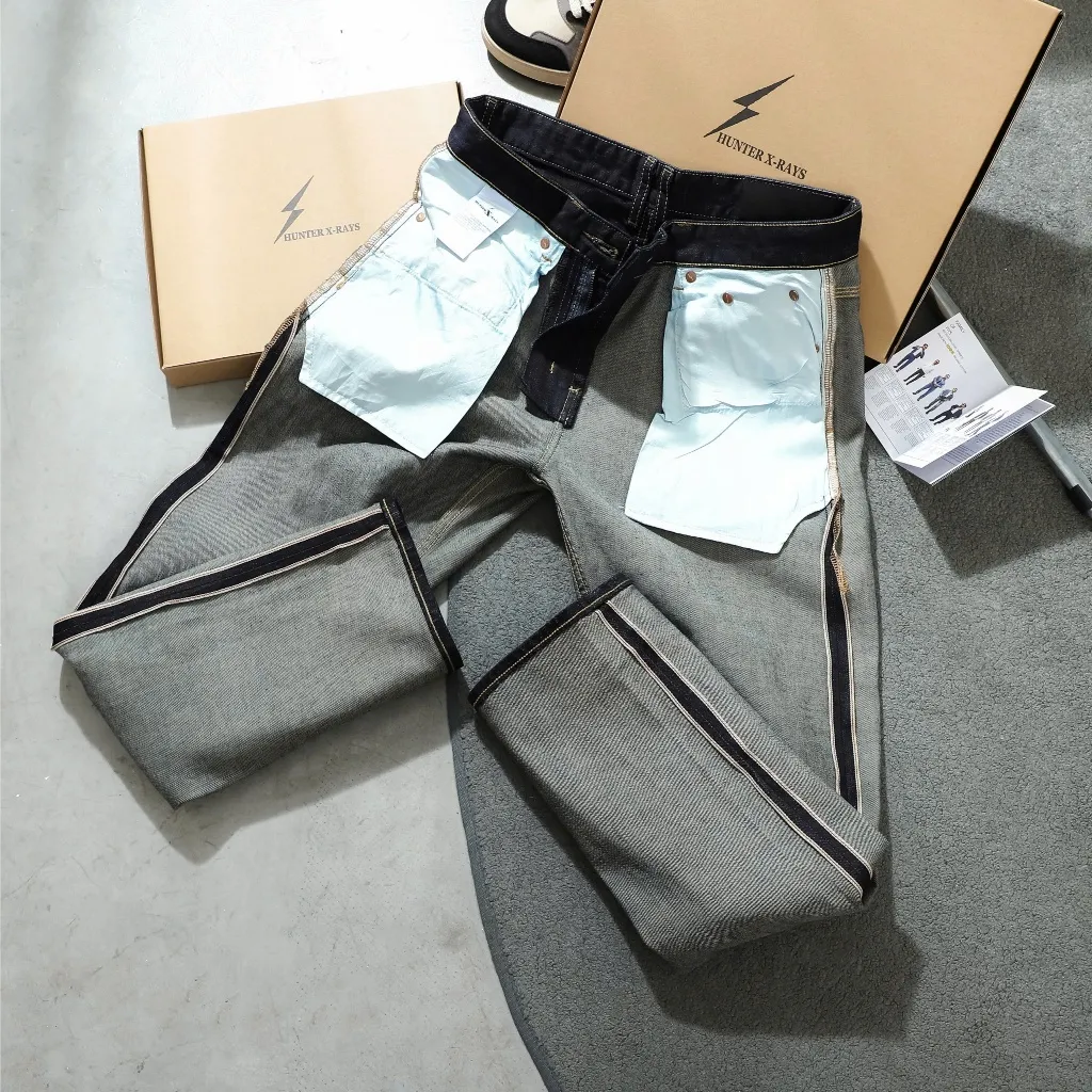 Ảnh D101 QUẦN JEANS NHẬT SELVEDGE DENIM HUNTERXRAYS Nam Menswear 4