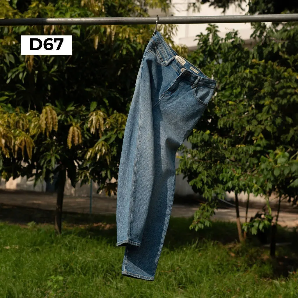 Ảnh D65 -D67 Quần Jeans Dài Xanh HunterXrays Nam Menswear Có Túi 4