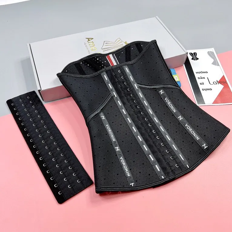 Ảnh Đai nịt bụng latex SILIVE 13 xương dáng chuẩn đeo không lộ viền của bộ đai nịt bụng giảm mỡ gen nịt bụng và đai latex 2