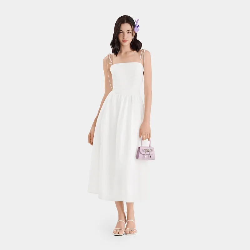 Ảnh Đầm 2 Dây MARC FASHION Kiểu Smocking Lưng - CBLH073123 3
