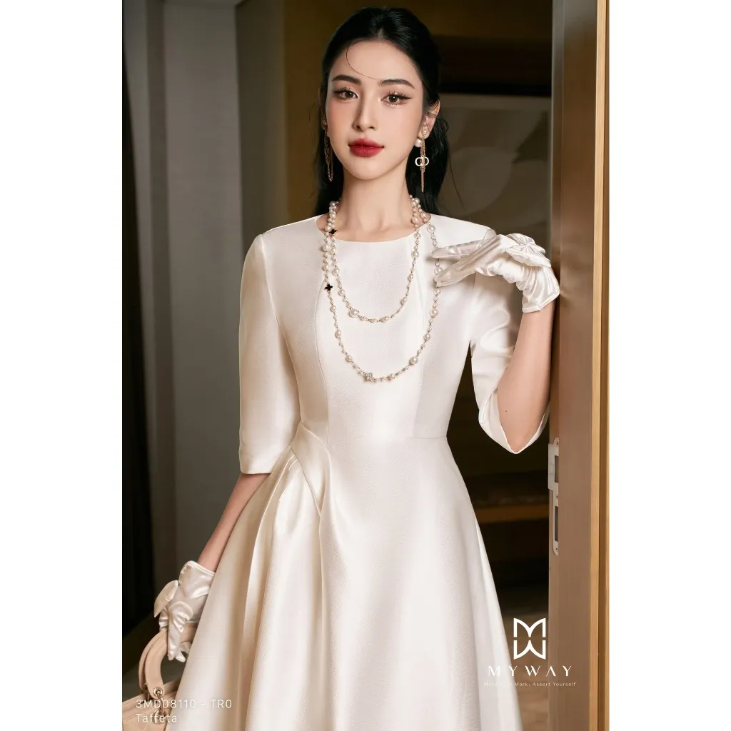 Ảnh Đầm Nữ Dự Tiệc My WAY Dáng Xòe Bồng Sang Trọng 3MD08110 TR0 2