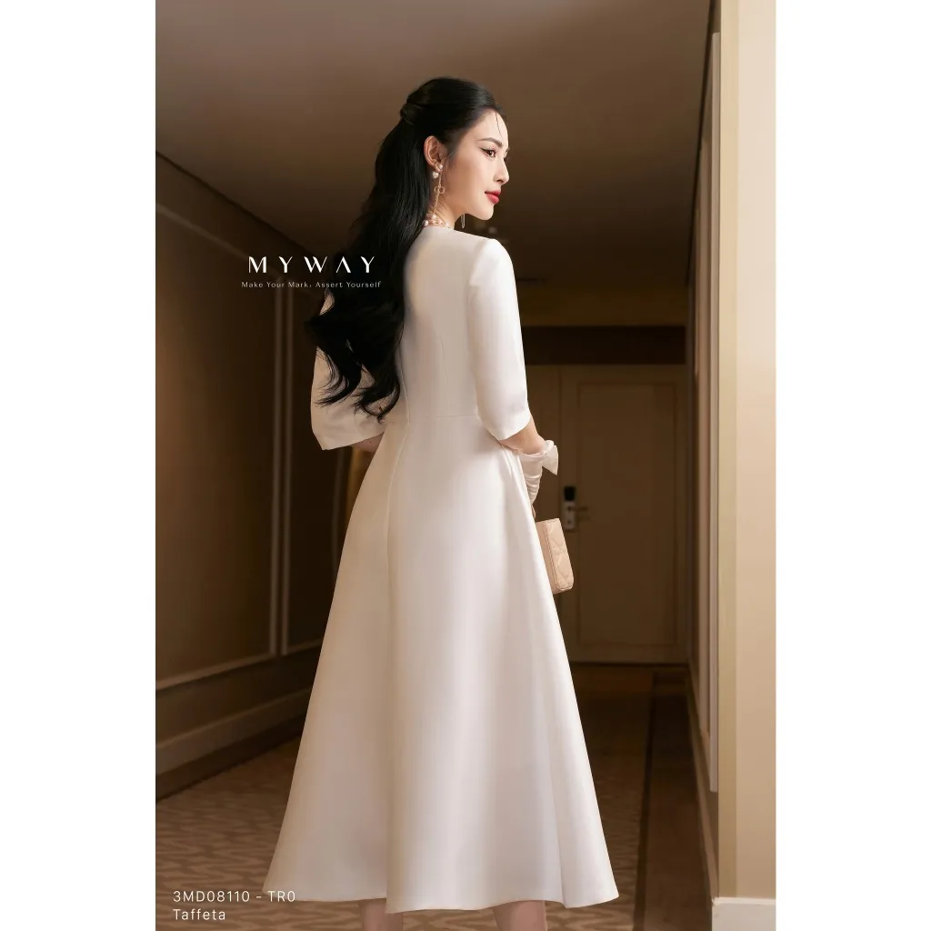 Ảnh Đầm Nữ Dự Tiệc My WAY Dáng Xòe Bồng Sang Trọng 3MD08110 TR0 3