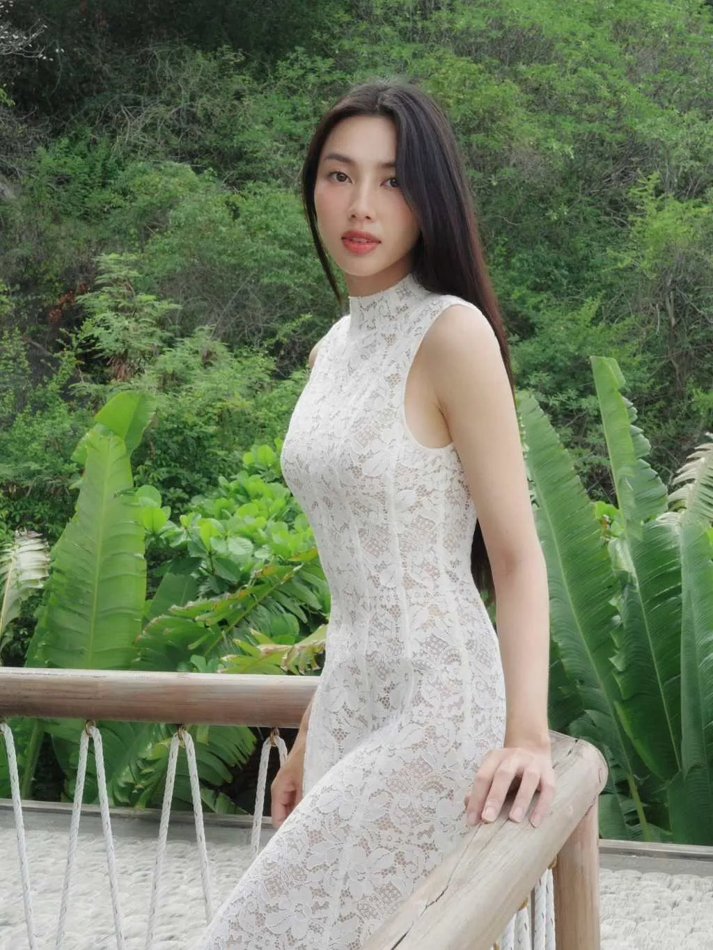 Ảnh Đầm ren dệt Louise Lace Dress HUONG BOUTIQUE HBV1295 4