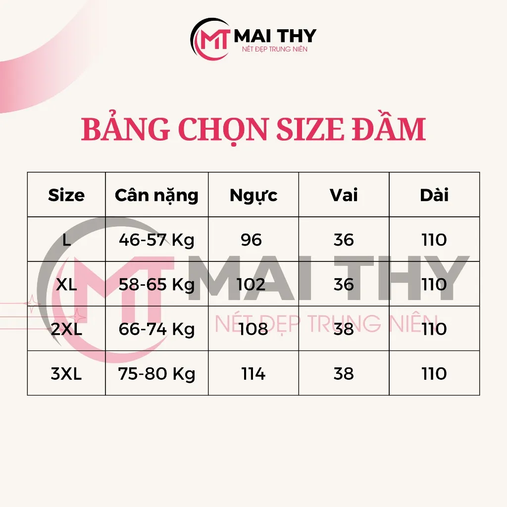 Ảnh Đầm Trung Niên Nữ MAI THY, Váy Thiết Kế Xẻ Tà Voan 3 Lớp Cho Mẹ Trung Tuổi Nữ Tính Lịch Sự | Thời Trang Trung Niên U50 1