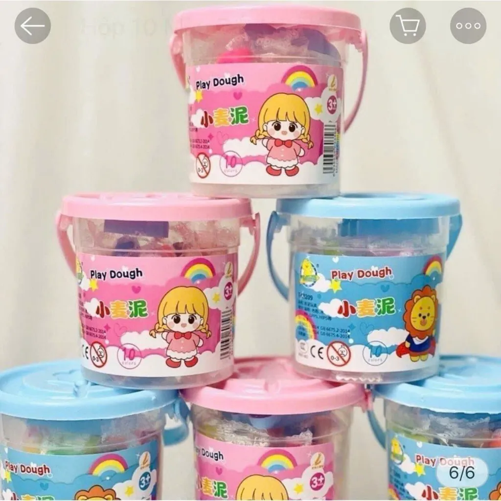 Ảnh Đất Nặn 10 Màu Xô Nhỏ 1