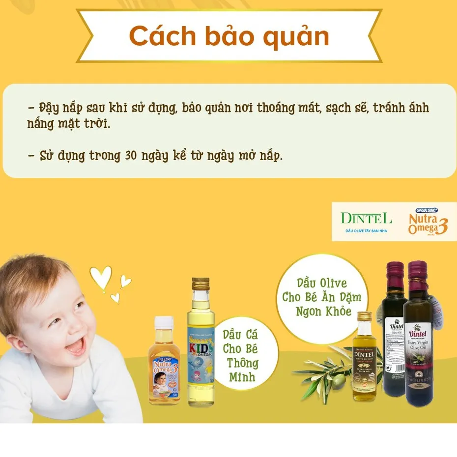 Ảnh Dầu cá ăn dặm Nutra Omega 3 - Nhập khẩu từ Chi lê 240ml bổ sung DHA & EPA cho trẻ từ 7 tháng tuổi 3