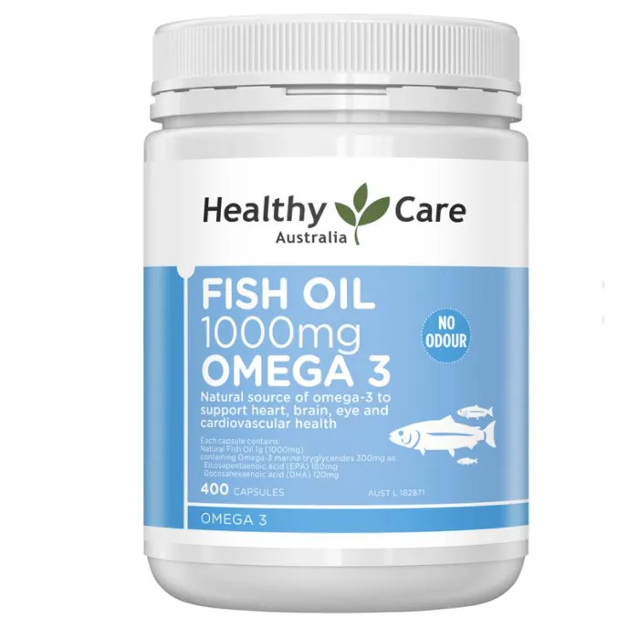 Ảnh Dầu cá Fish Oil 1000mg Omega 3 Healthy Care Extaste 400 3