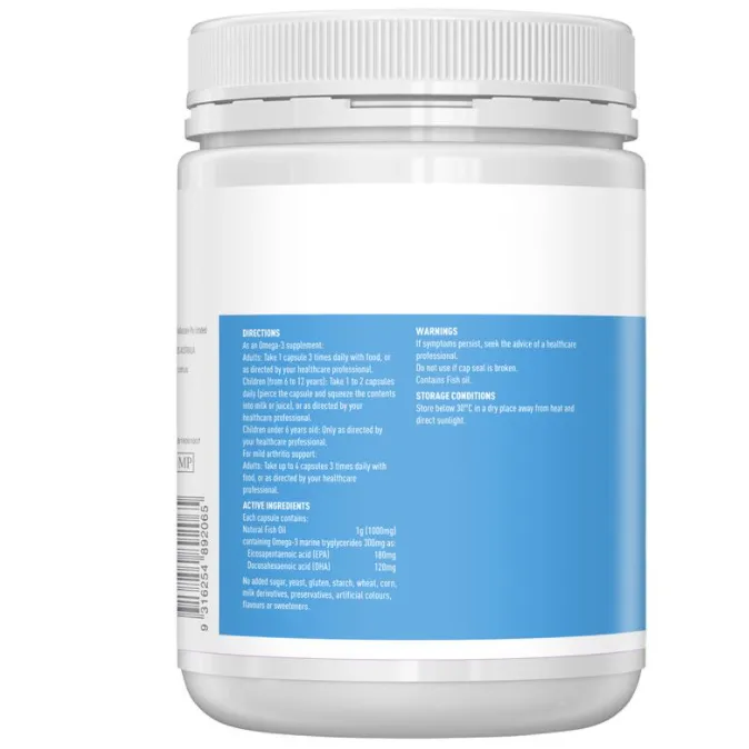 Ảnh Dầu cá Fish Oil 1000mg Omega 3 Healthy Care Extaste 400 4