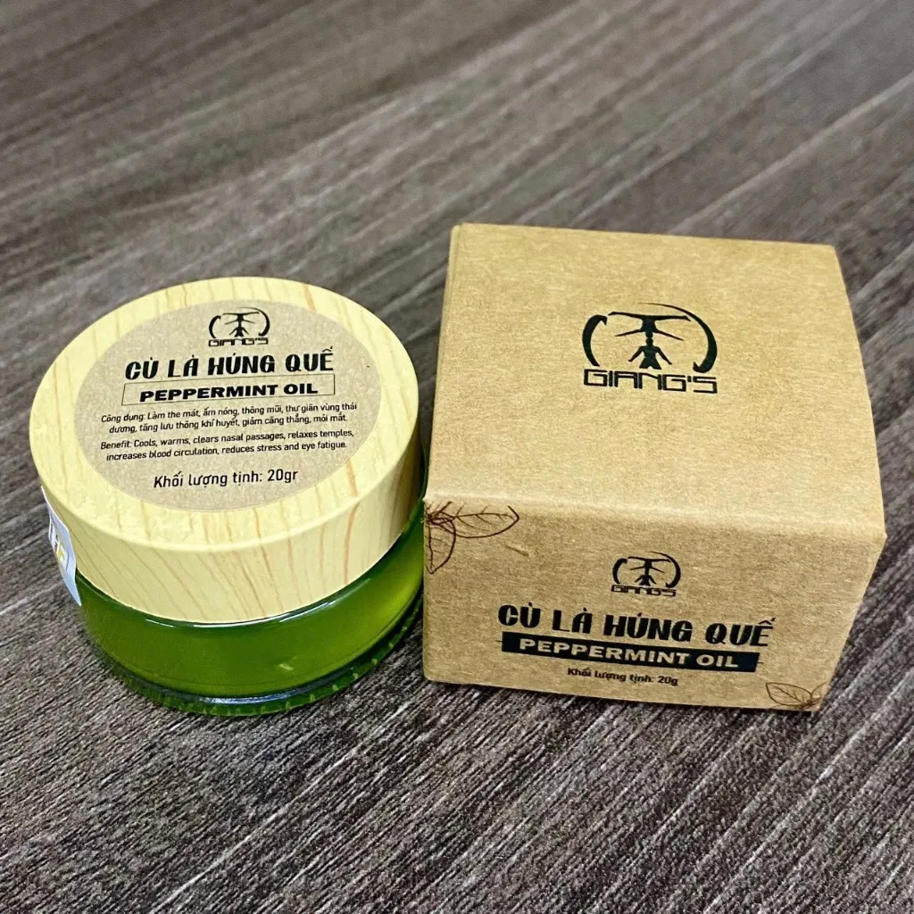 Ảnh Dầu Cù Là Húng Quế Quốc Cơ Quốc Nghiệp 20gram | Dầu Cù Là dịu nhẹ thông mũi giảm căng thẳng hiệu quả 1