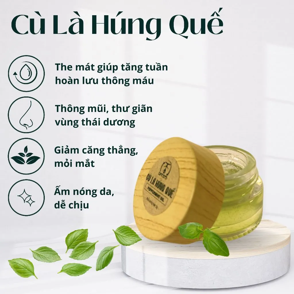 Ảnh Dầu Cù Là Húng Quế Quốc Cơ Quốc Nghiệp 20gram | Dầu Cù Là dịu nhẹ thông mũi giảm căng thẳng hiệu quả 2