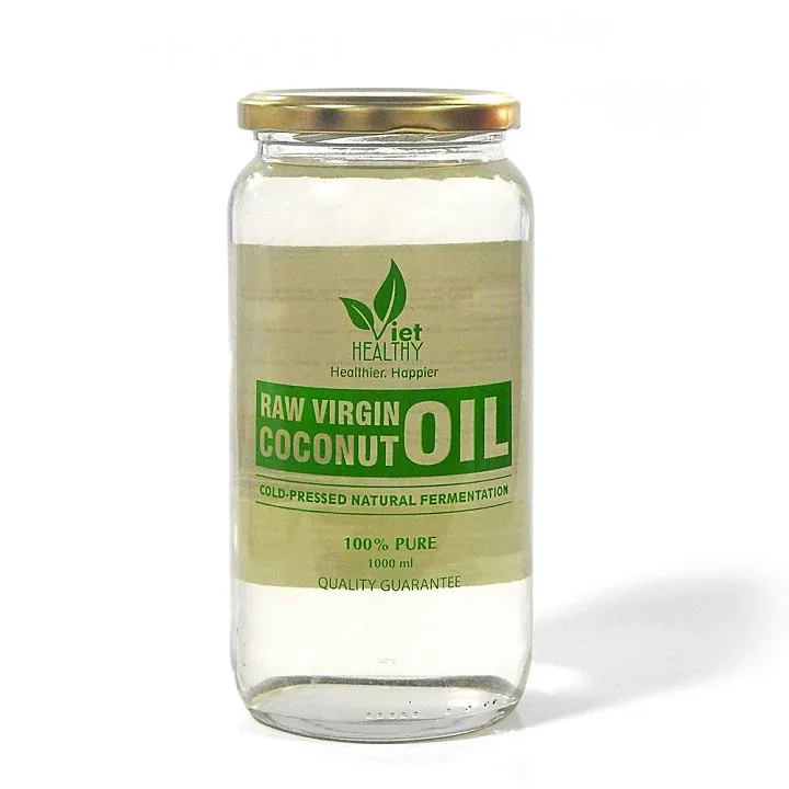 Ảnh Dầu Dừa Lên Men Tách Lạnh Tinh Khiết  VietHealthy 1000ml 2