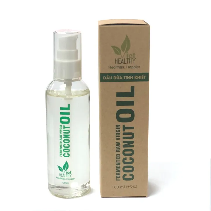 Ảnh Dầu Dừa Lên Men Tách Lạnh Tinh Khiết  VietHealthy 100ml 2