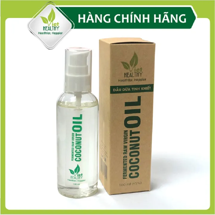 Ảnh Dầu Dừa Lên Men Tách Lạnh Tinh Khiết  VietHealthy 100ml 3