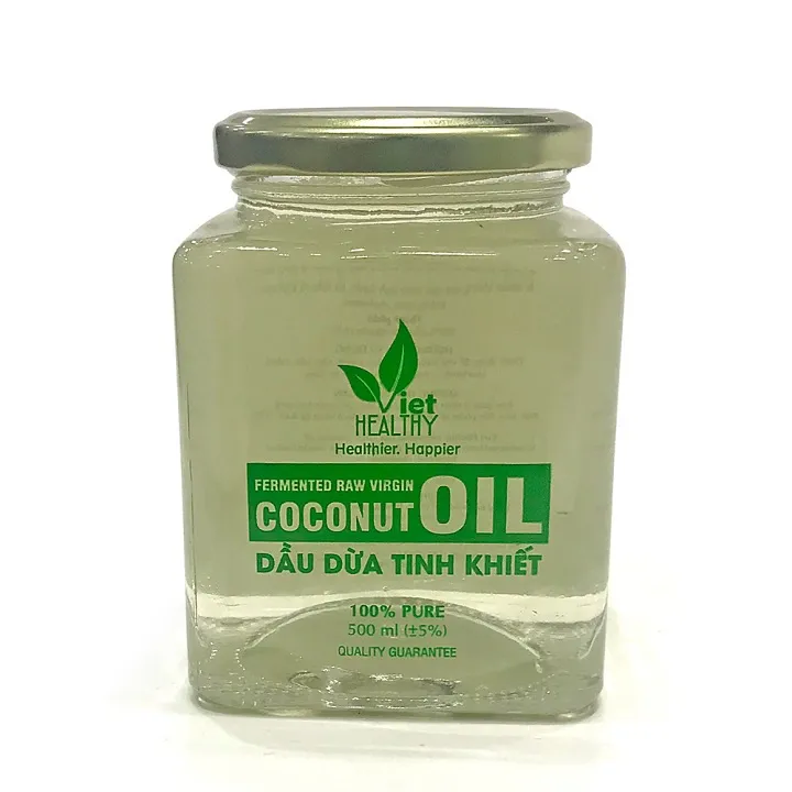 Ảnh Dầu Dừa Lên Men Tách Lạnh Tinh Khiết  VietHealthy 500ml 2