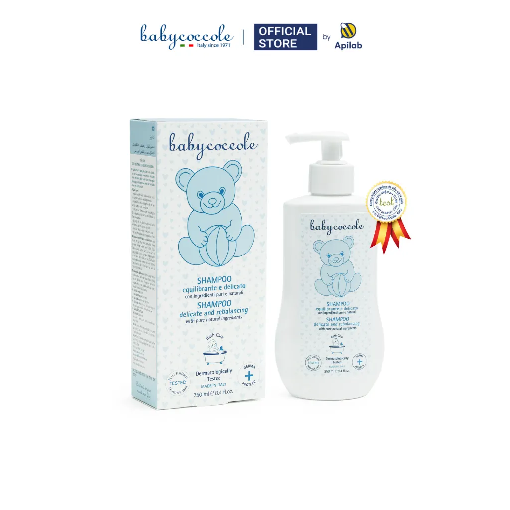 Ảnh Dầu gội cho bé Babycoccole 0M+ an toàn cho trẻ sơ sinh & em bé chiết xuất hoa sen 250ml 4