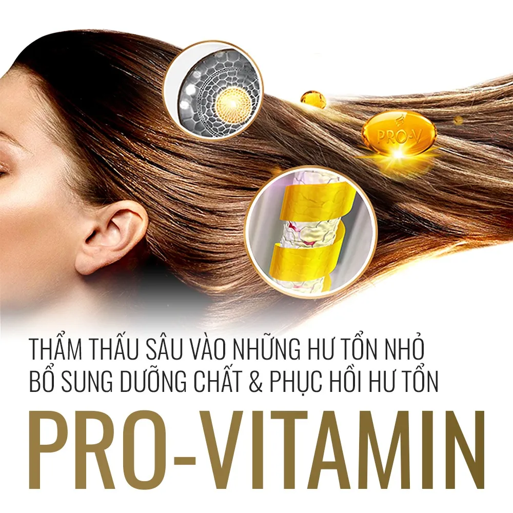 Ảnh Dầu Gội PANTENE Pro-V Phục Hồi Hư Tổn/ Dưỡng Mềm Mượt - Chai 450ML 4