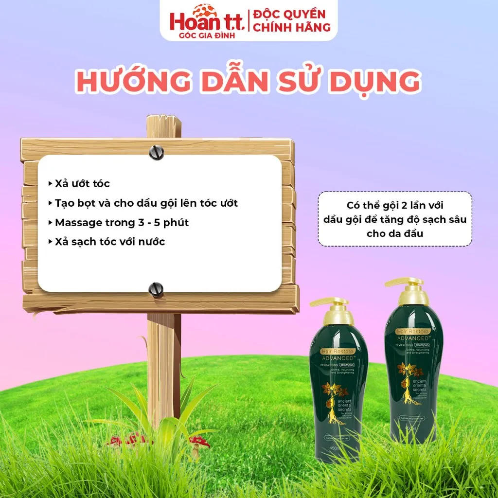 Ảnh Dầu Gội Phục Hồi Hư Tổn Và Giảm Rụng Tóc Hair Restore Advanced - Lọ Dầu Gội Giúp Tóc Chắc Khỏe Hơn 450ml 320 4