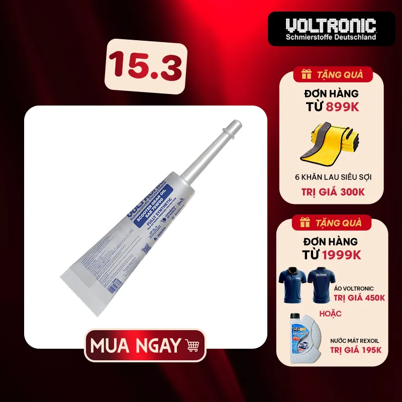 Ảnh Dầu hộp số - dầu lap tổng hợp hoàn toàn Voltronic Evo Scooter Gear Oil 75w90 120ml 1