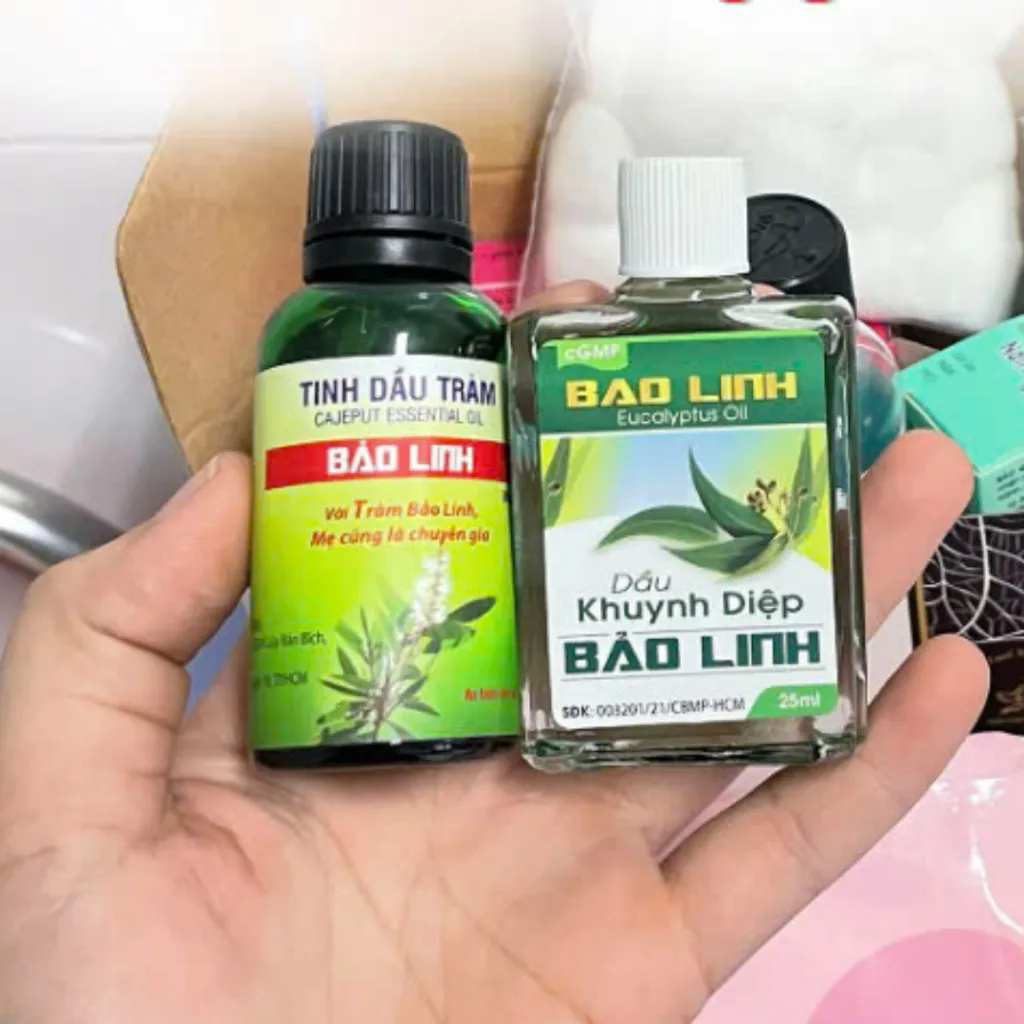 Ảnh Dầu khuynh diệp cho bé Bảo Linh dung tích 25ml - Giúp giữ ấm, giảm cảm ho, không cay mắt cho bé 4