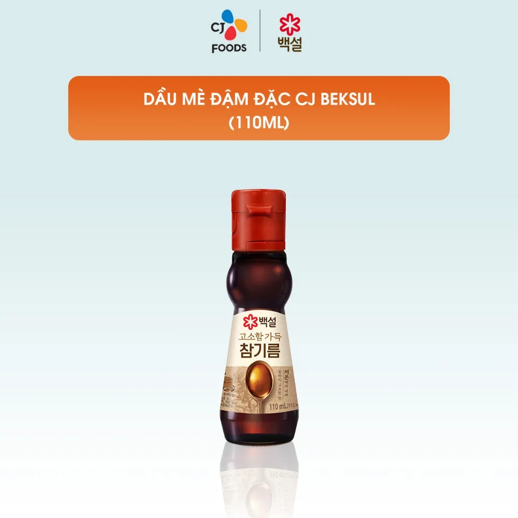 Ảnh Dầu mè Hàn Quốc đậm đặc CJ Beksul 110ml 2
