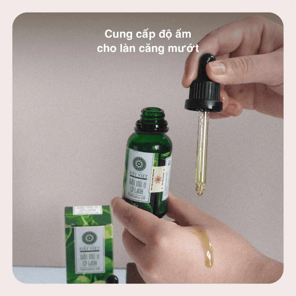 Ảnh Dầu mù u ép lạnh nguyên chất Tinh dầu Đất Việt dung tích 10ml và 30ml 3