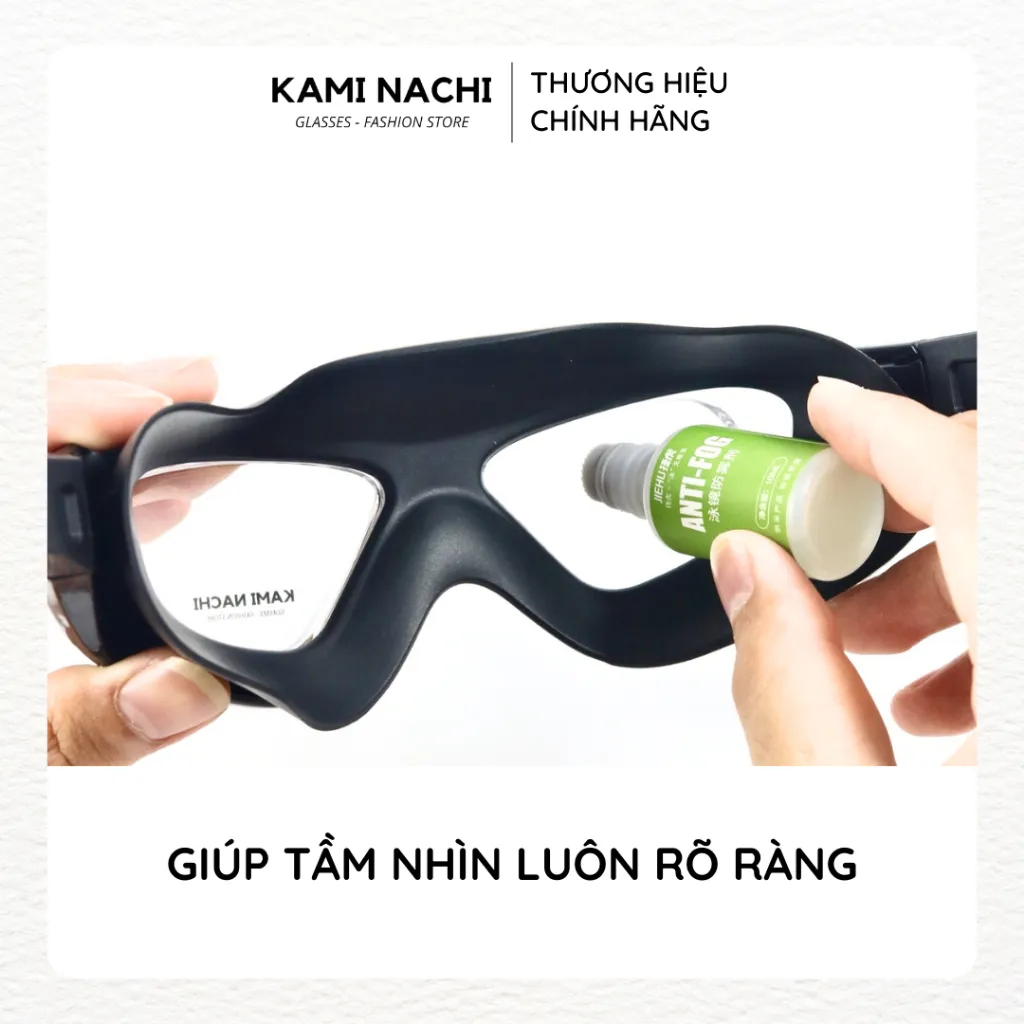 Ảnh Dầu nano phủ cho mắt kính bơi chống hơi nước, mù sương KAMI NACHI dung tích 10ml 3