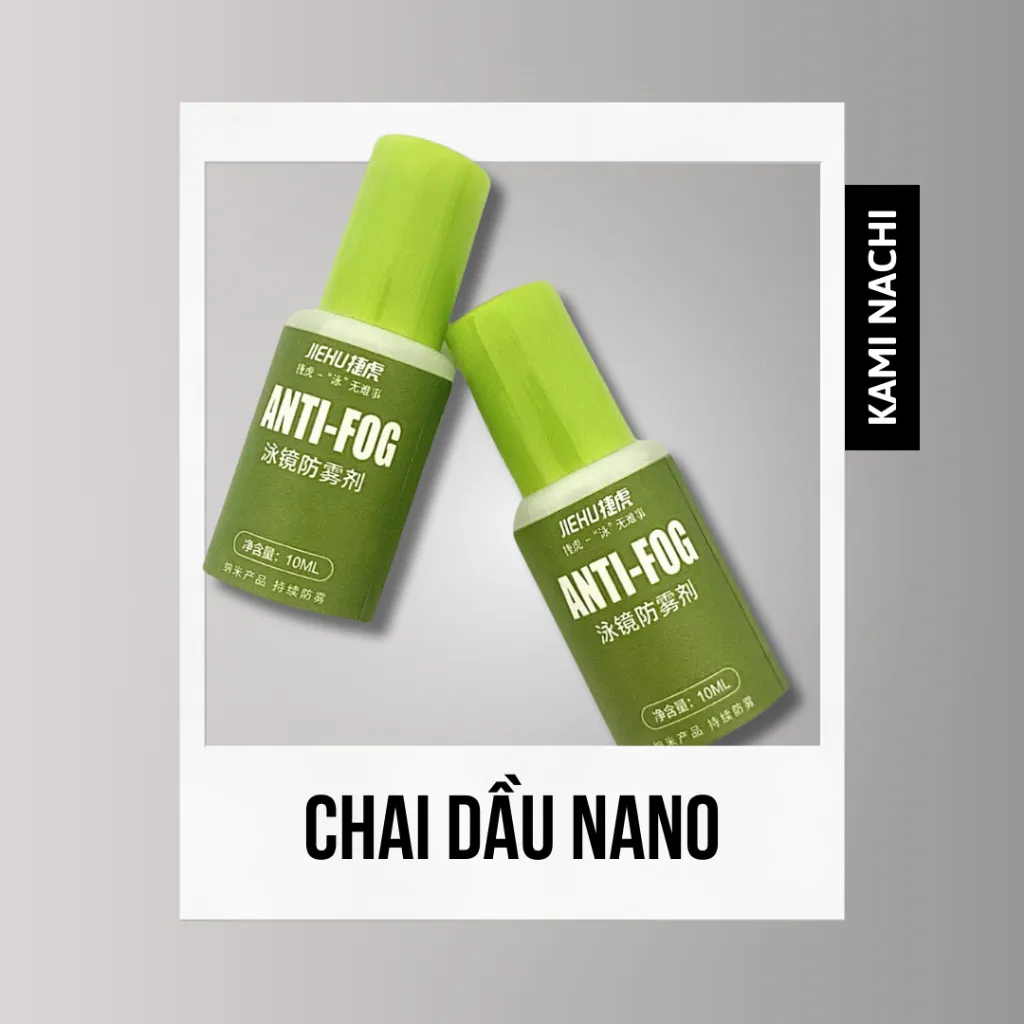 Ảnh Dầu nano phủ cho mắt kính bơi chống hơi nước, mù sương KAMI NACHI dung tích 10ml 4
