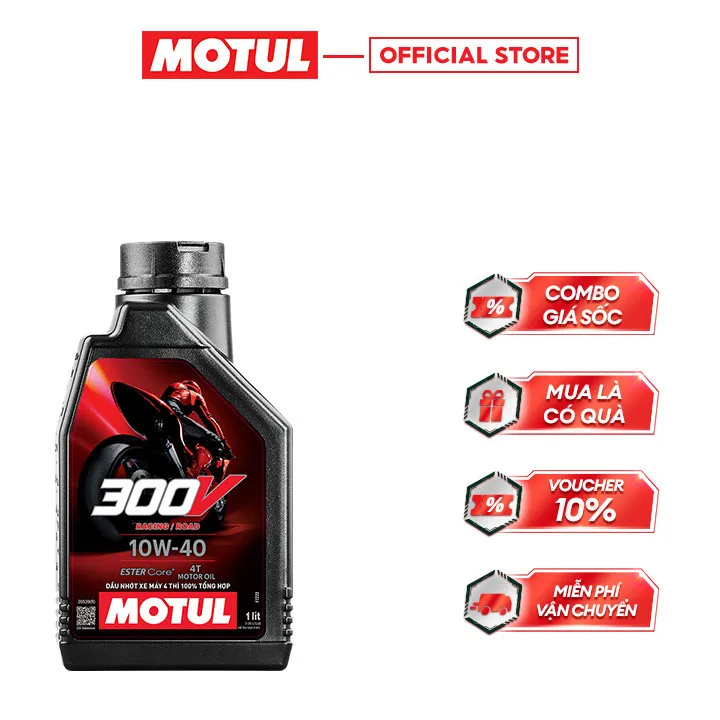 Ảnh Dầu nhớt xe máy MOTUL 300V FACTORY LINE ROAD RACING 10W40 1L 2