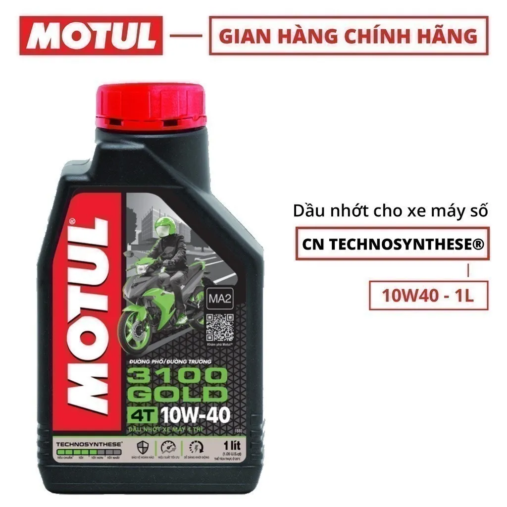 Ảnh Dầu nhớt xe Máy MOTUL 3100 GOLD 4T 10W40 1L 2