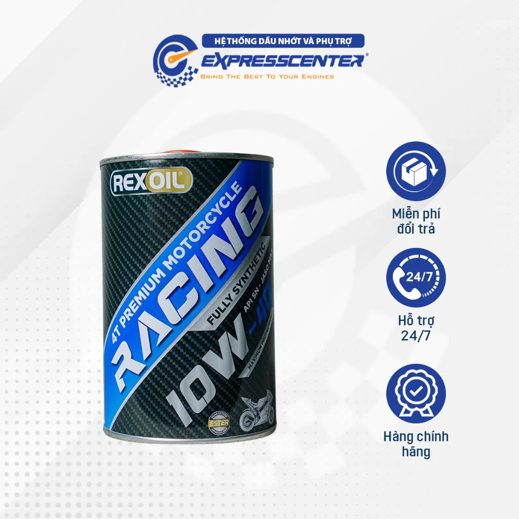 Ảnh Dầu Nhớt Xe Moto RexOil Racing 10W40 1L 1